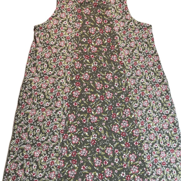 J. Jill Floral Print sleeveless, knee length dress, size L - Picture 11 of 13